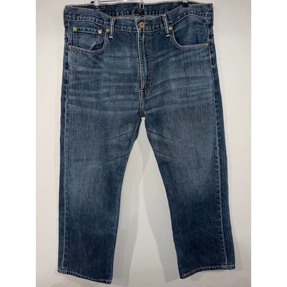 Levi’s 569 Loose Straight Men’s Jeans Size 38x30 (Measured Inseam 28” Blue Denim - Picture 1 of 12